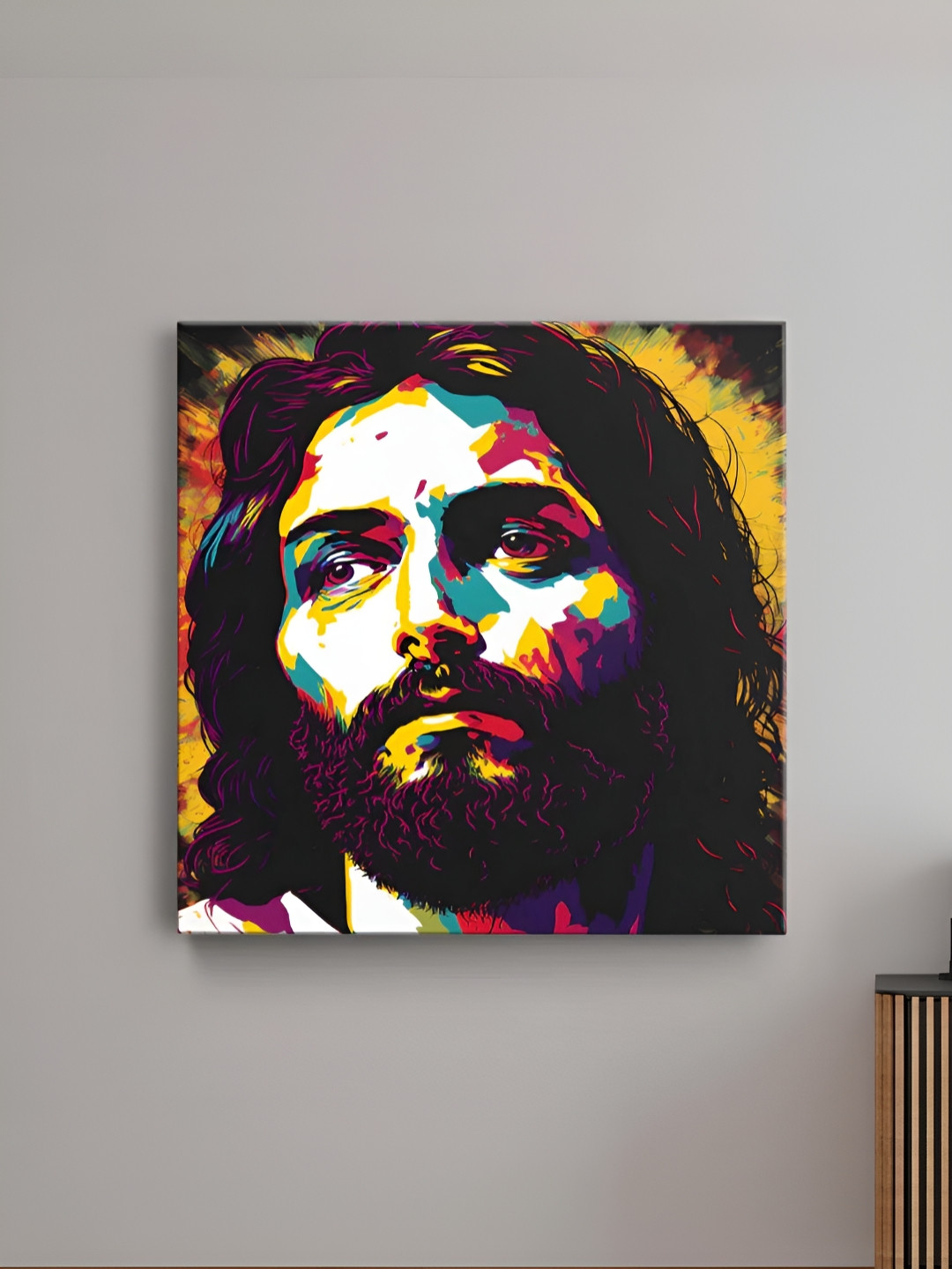 

CLAWCRAFTS Multicoloured 1 Piece Wood Other Wall Paintings, Multi