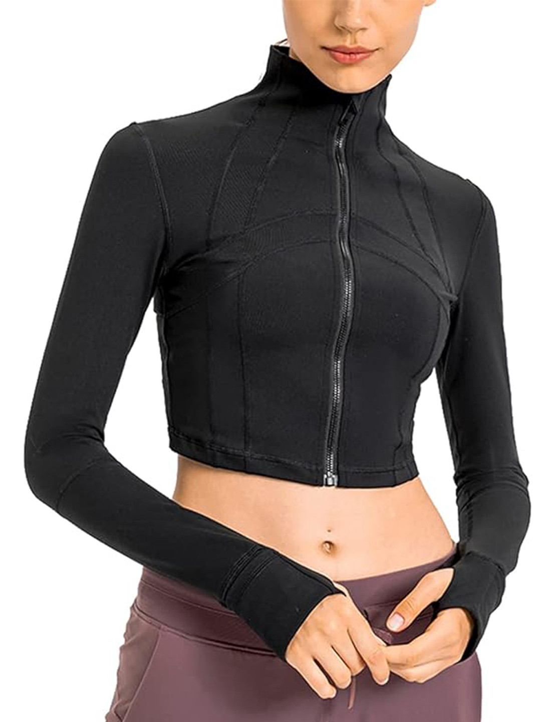 

LULU & SKY Crop Top, Black