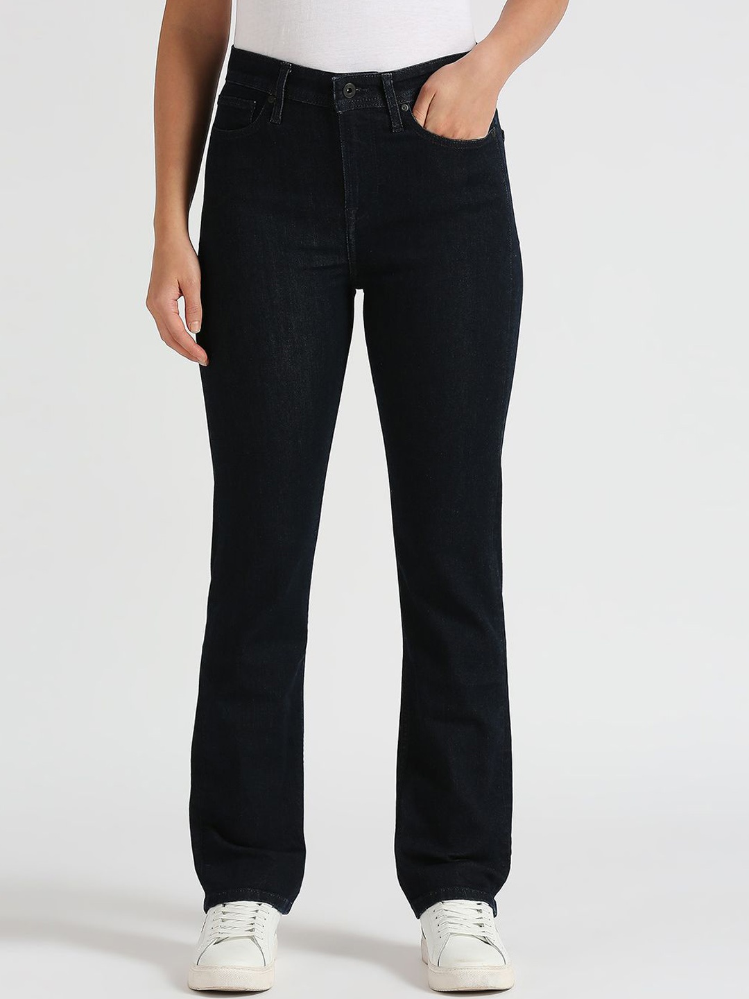 

Pepe Jeans Women Mary Flared High-Rise Stretchable Jeans, Blue