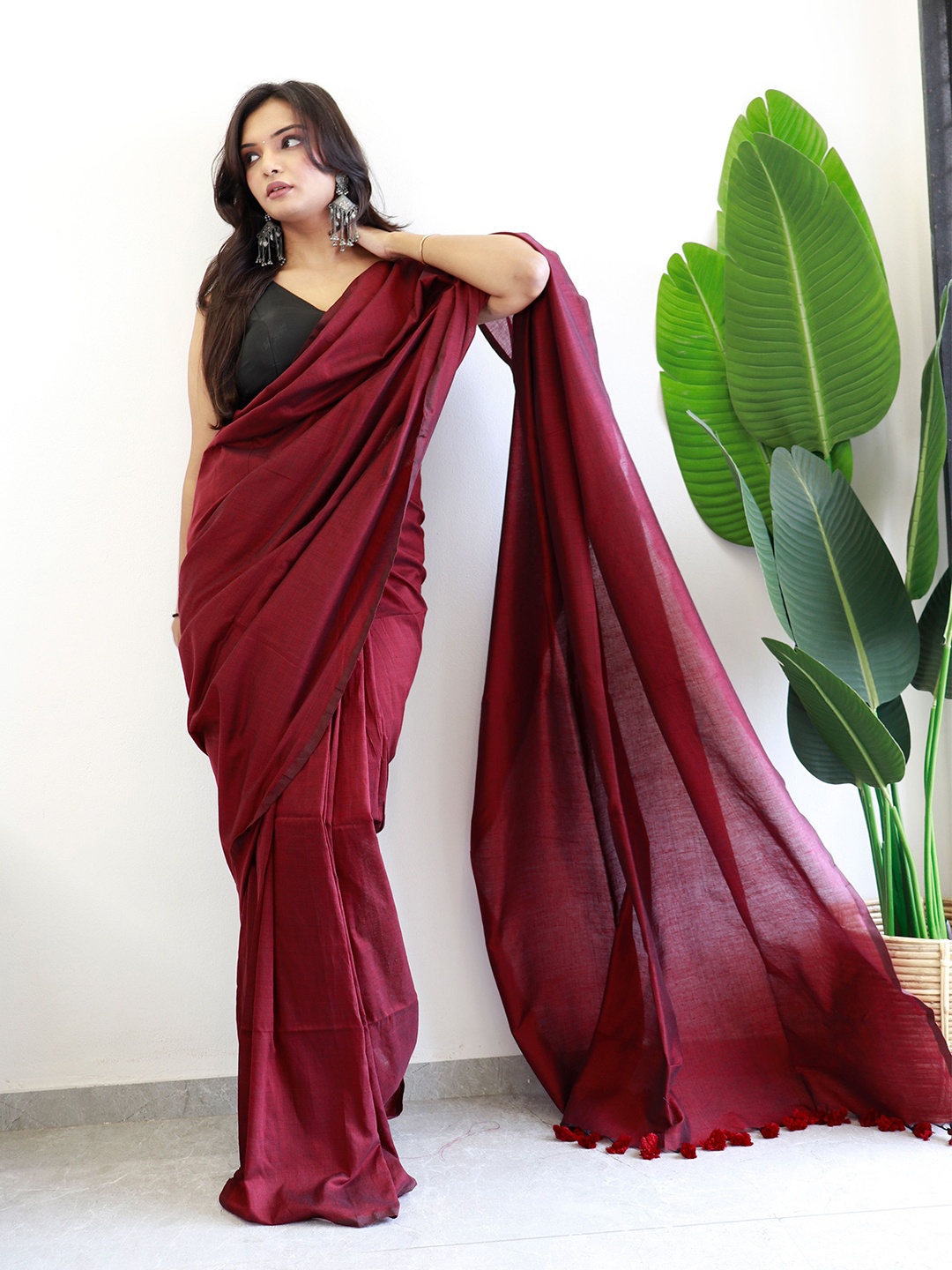 

Anouk Designer Saree, Maroon