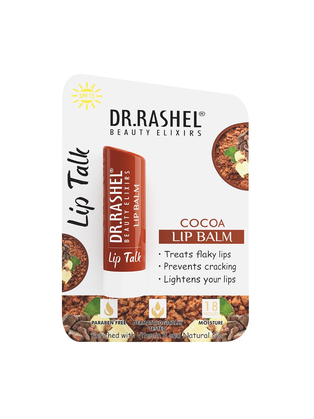 

DR.RASHEL Hydrating Cocoa Butter Lip Balm - 4.5 g, White