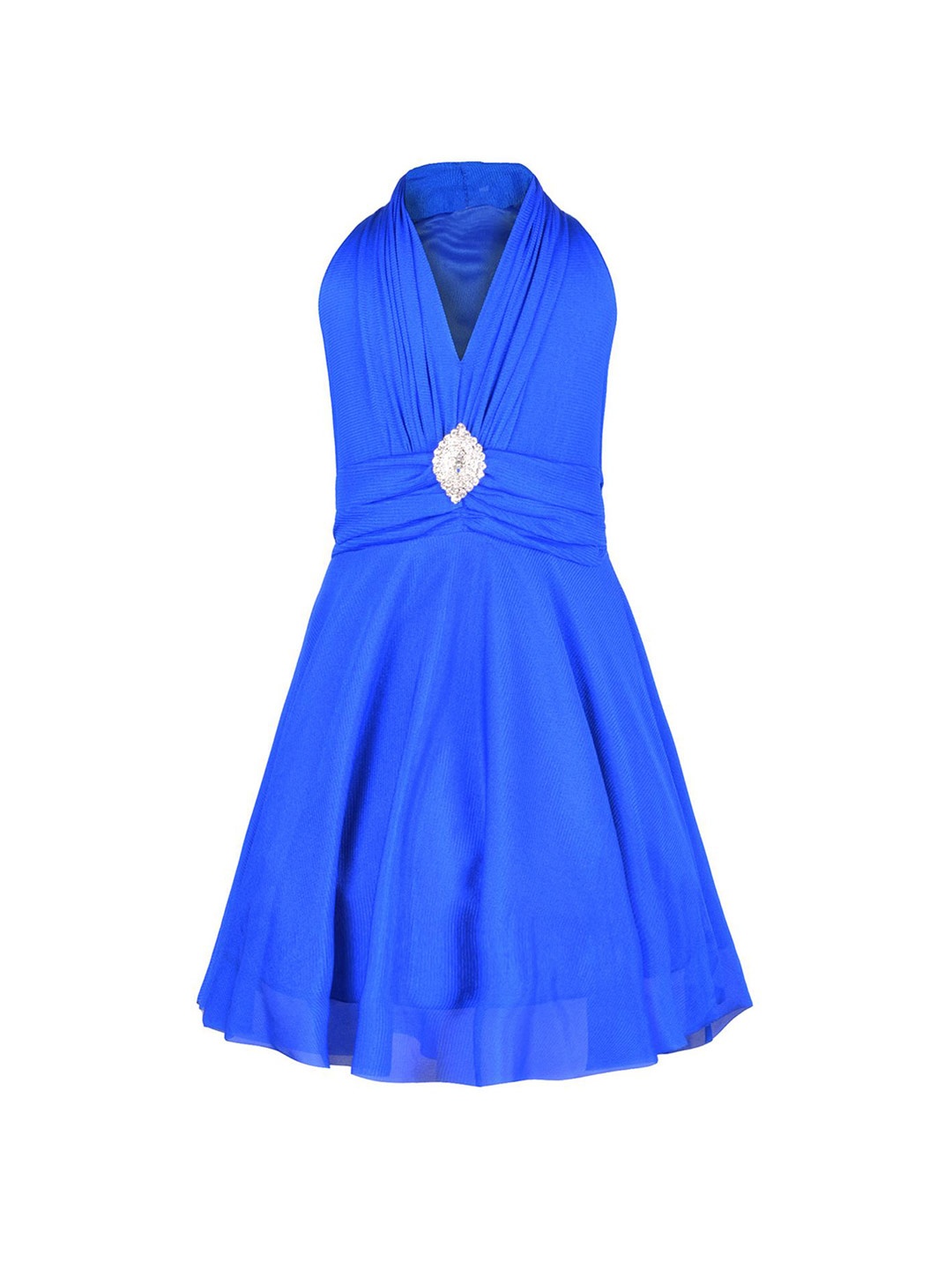 

BAESD Net Fit & Flare Dress, Blue
