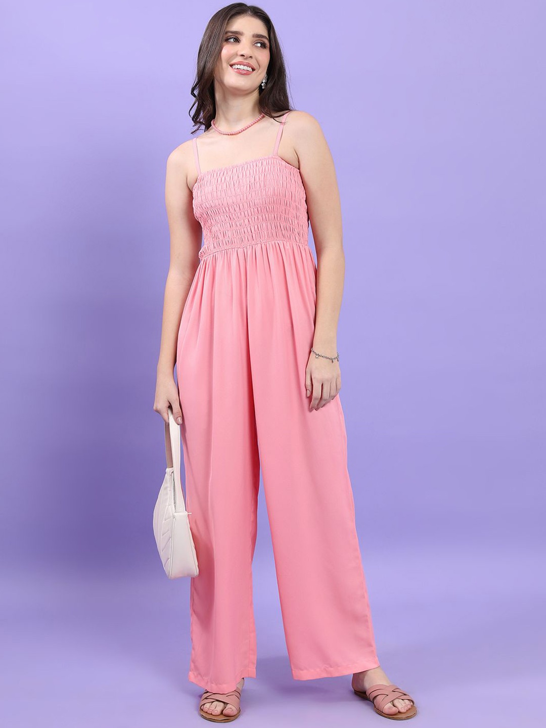 

Tokyo Talkies Basic Jumpsuit, Pink
