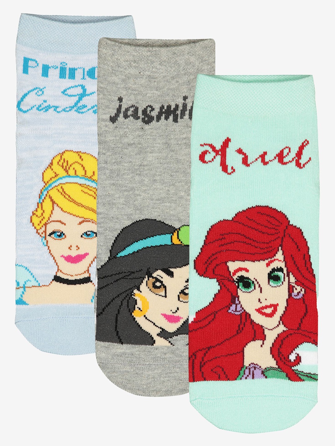 

Bodycare Girls Pack Of 3 Assorted Cotton Ankle-Length Socks