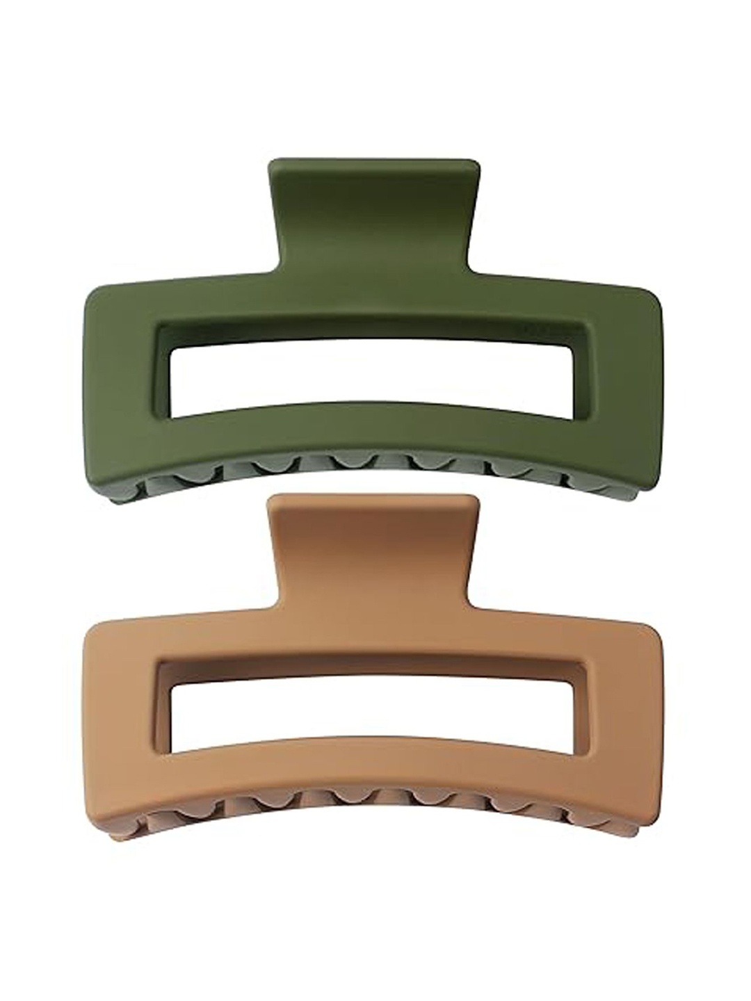 

Softwrap Women Set of 2 Claw Clip, Green