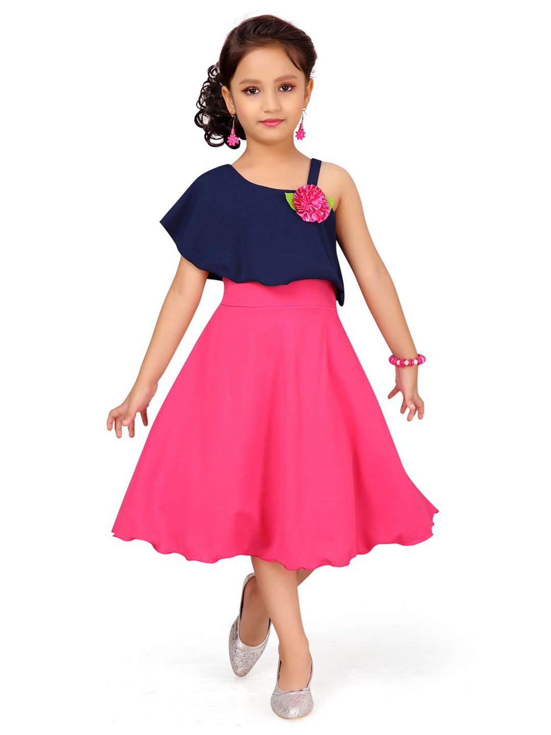 

BAESD Fit & Flare Midi Dress, Blue