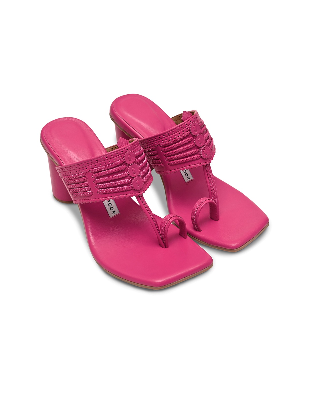 

Aprajita Toor Women Block Heel Sandals, Pink