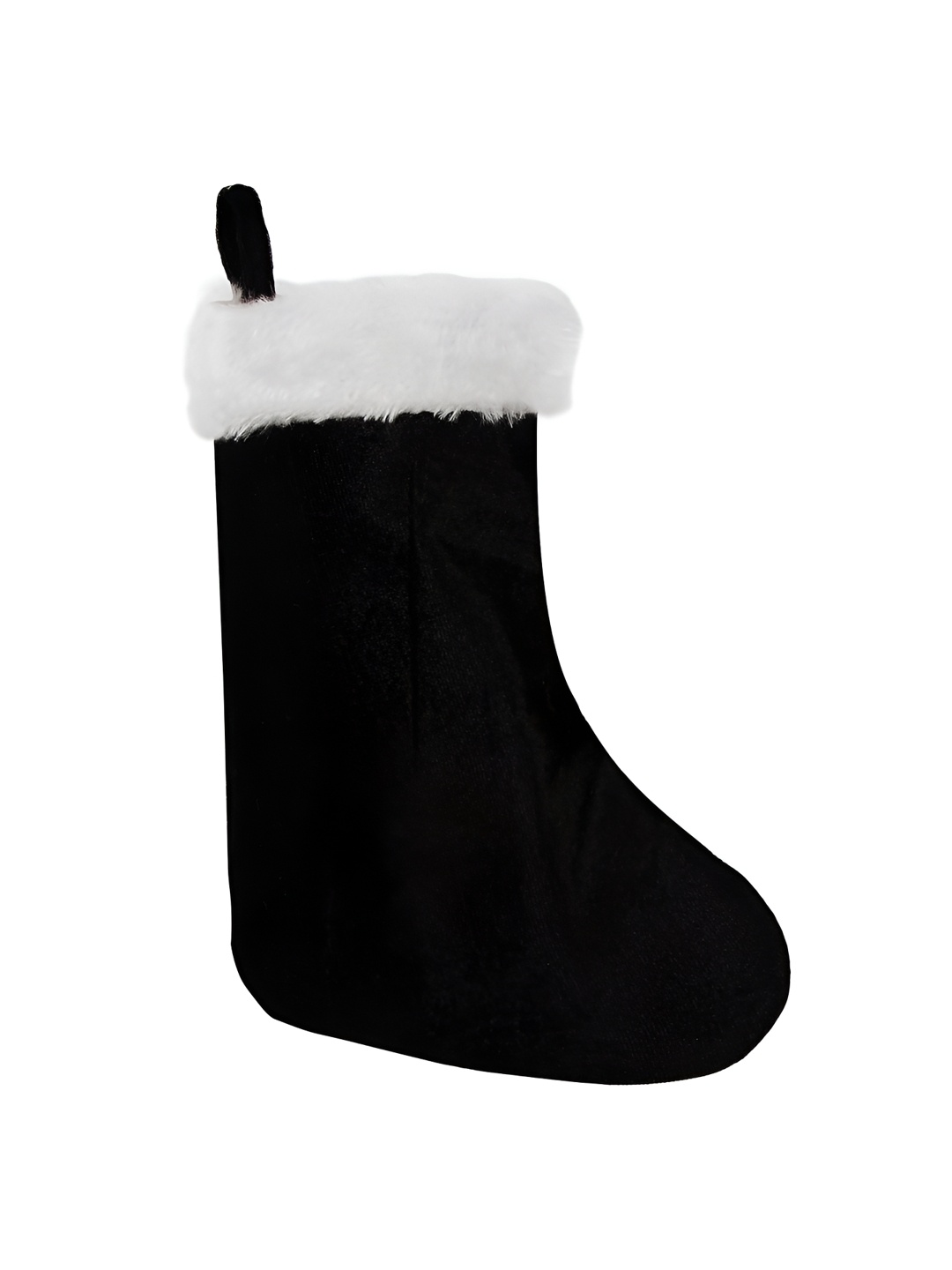 

Home Heart Black & White Velvet Christmas Socks