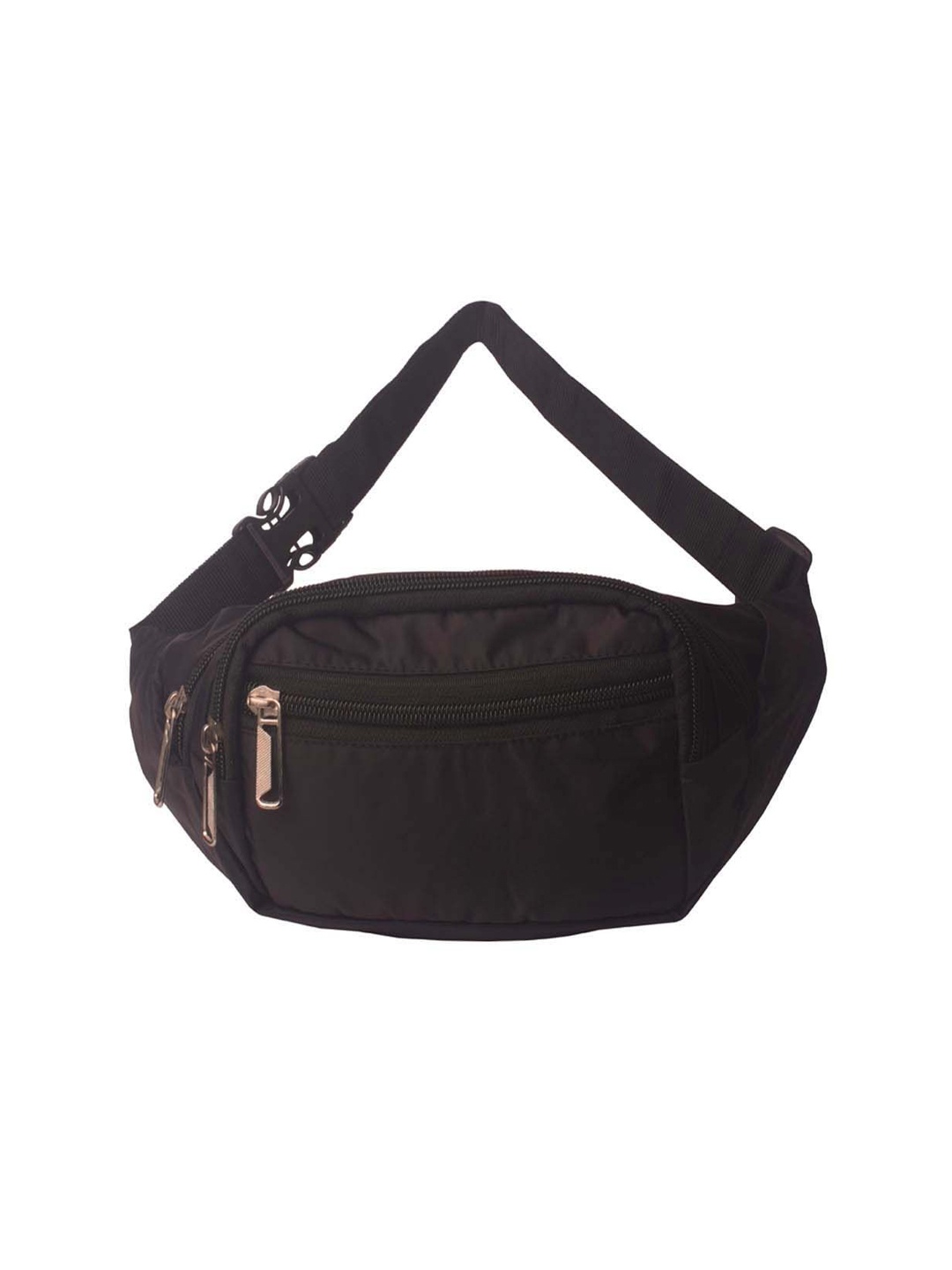 

Bagkok Textured Soft-Case Reflective Waist Pouch, Black