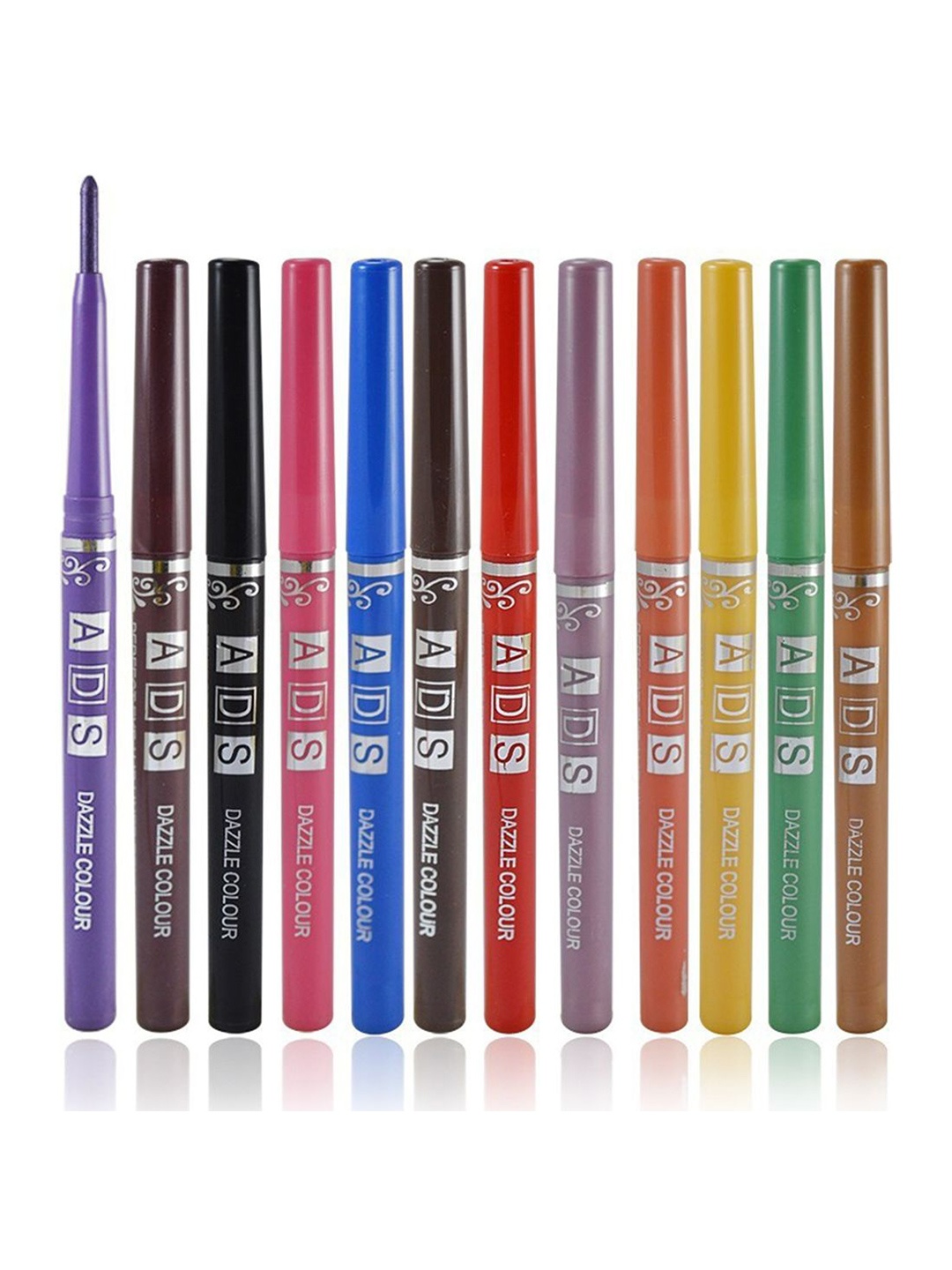 

A.D.S All-Day Dramatic Eyes Smudge Proof & Transfer Proof Eyeliner - 10g Each, Multi