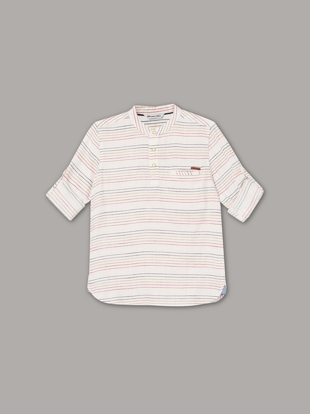 

Fame Forever by Lifestyle Boys Horizontal Stripes Opaque Striped Casual Shirt, Multi