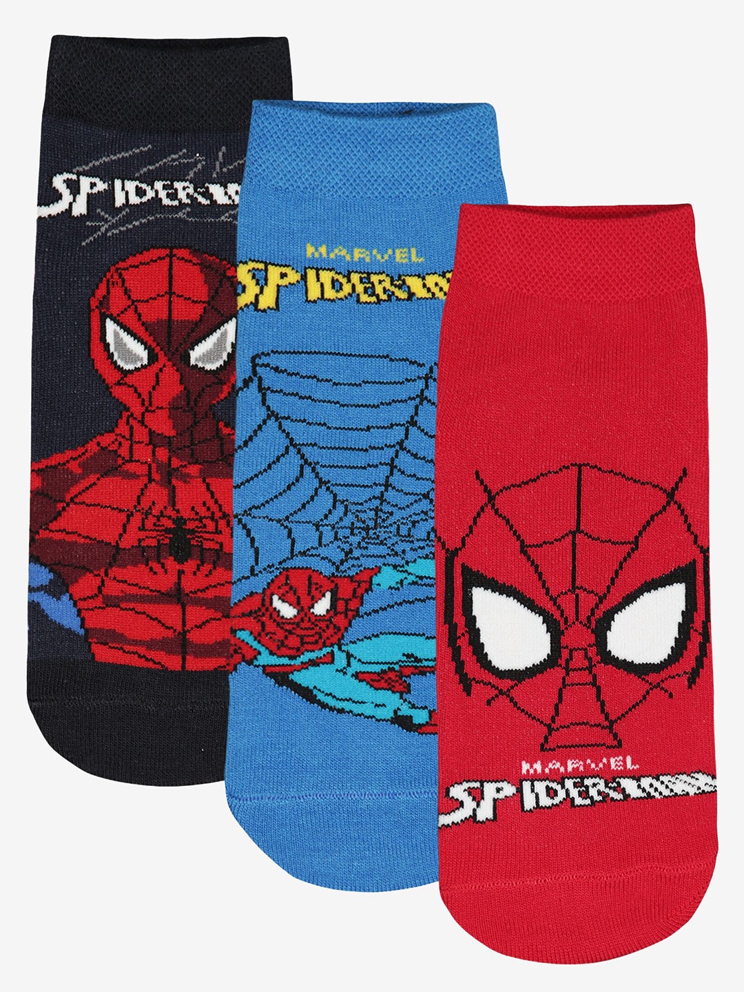 

Bodycare Boys Pack Of 3 Cotton Assorted Ankle-Length Socks