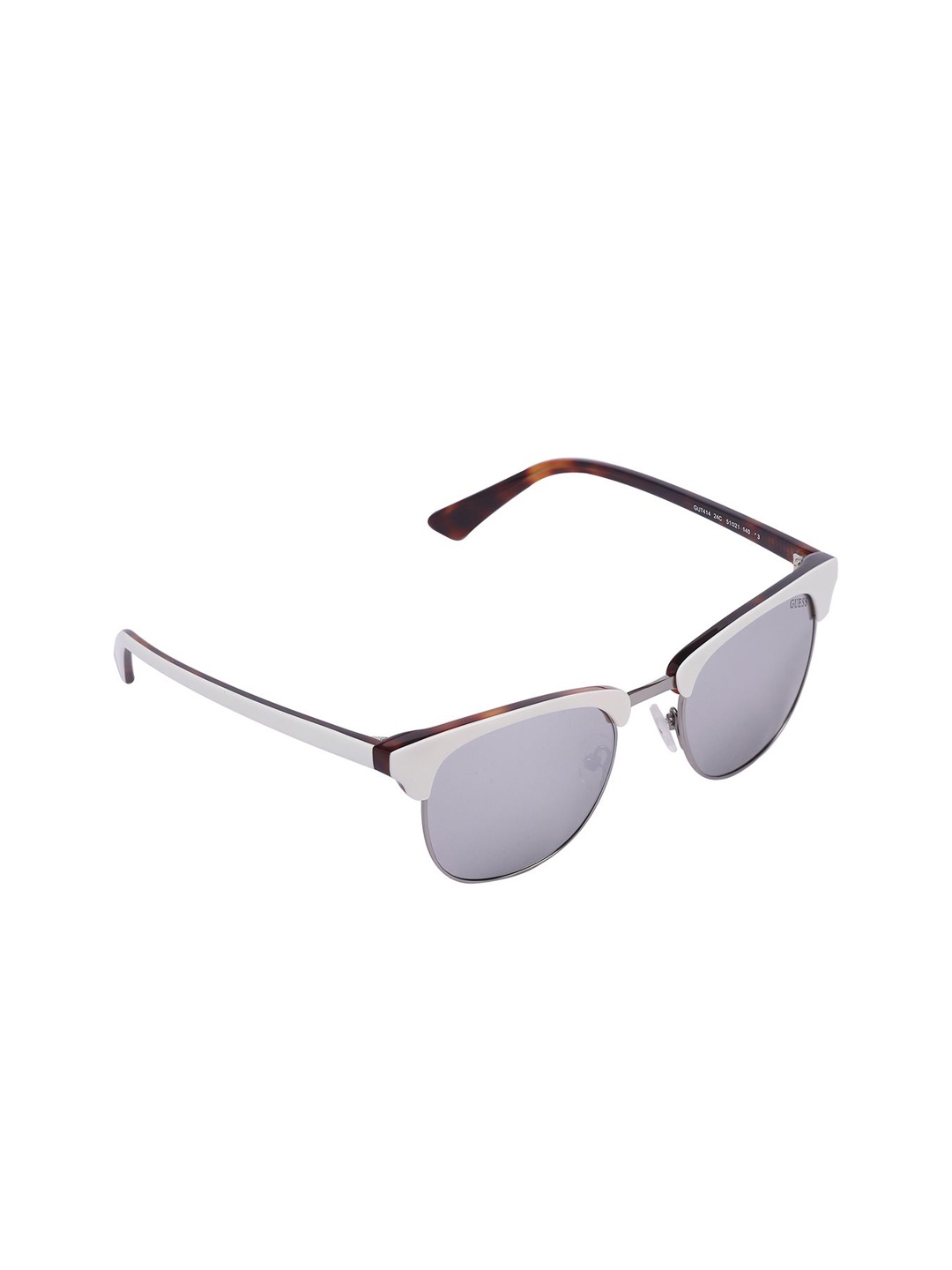 

GUESS Unisex Square Sunglasses with UV Protected Lens GUESS 7414 24C-Silver