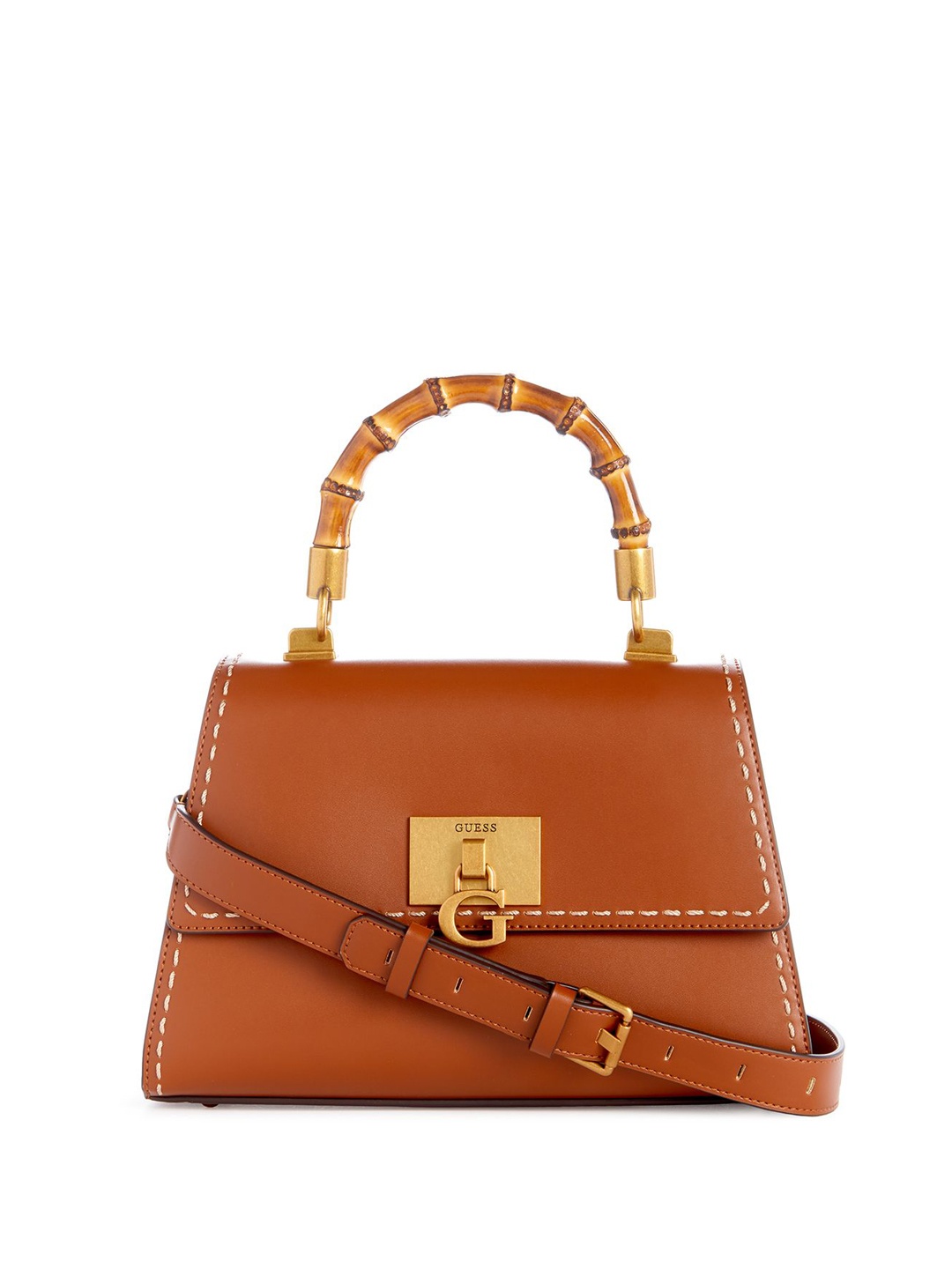 

GUESS PU Bucket Handheld Bag, Brown