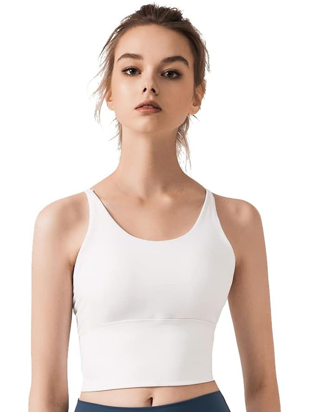 

LULU & SKY Crop Top, White