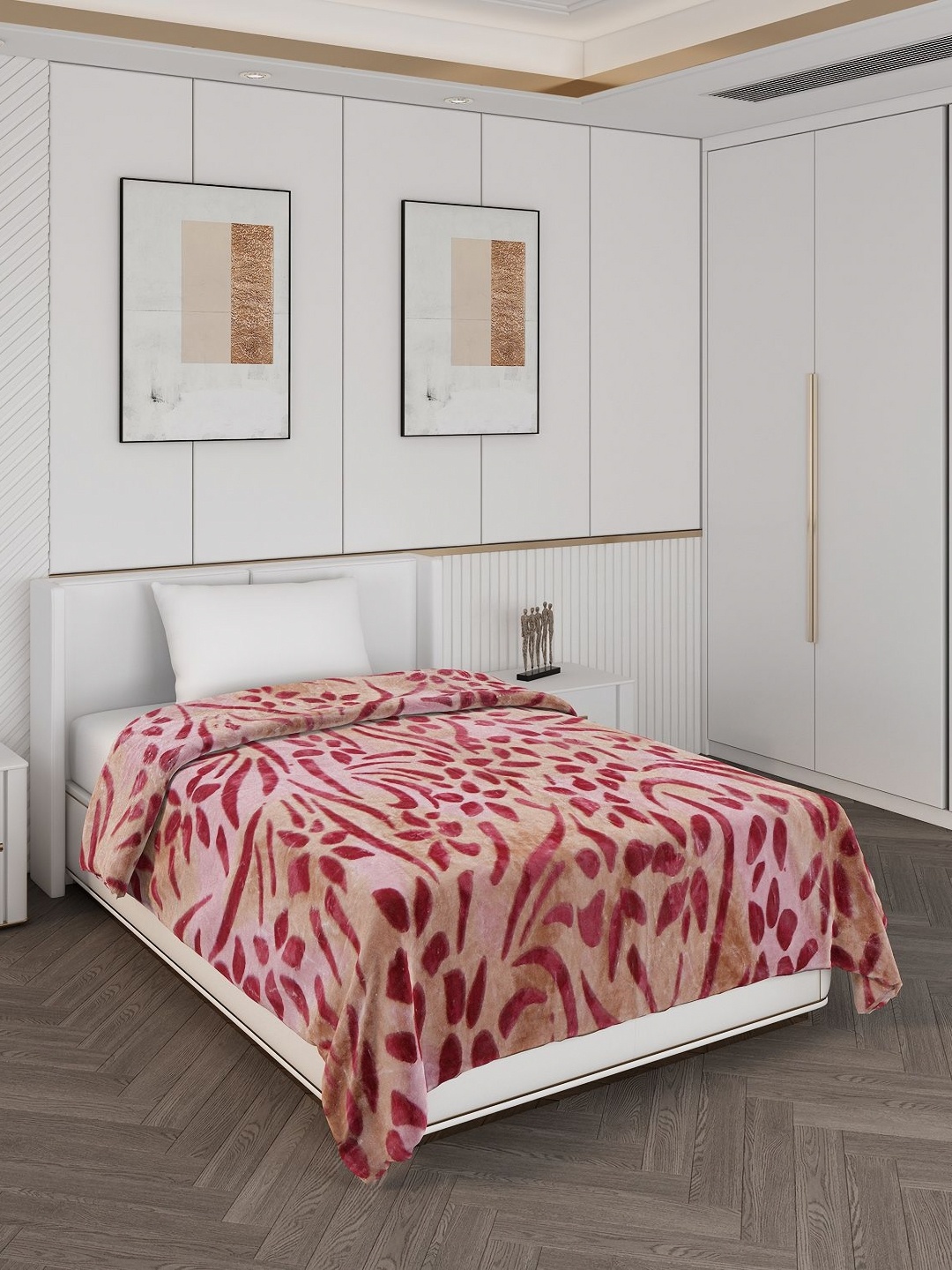 

Monte Carlo Red Mild Winter 600 GSM Single Bed Blanket