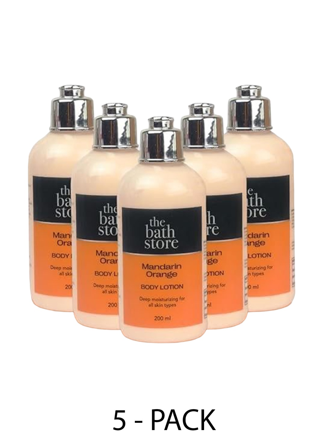 

The Bath Store Set Of 5 Mandarin Orange Body Lotion-200ml Each