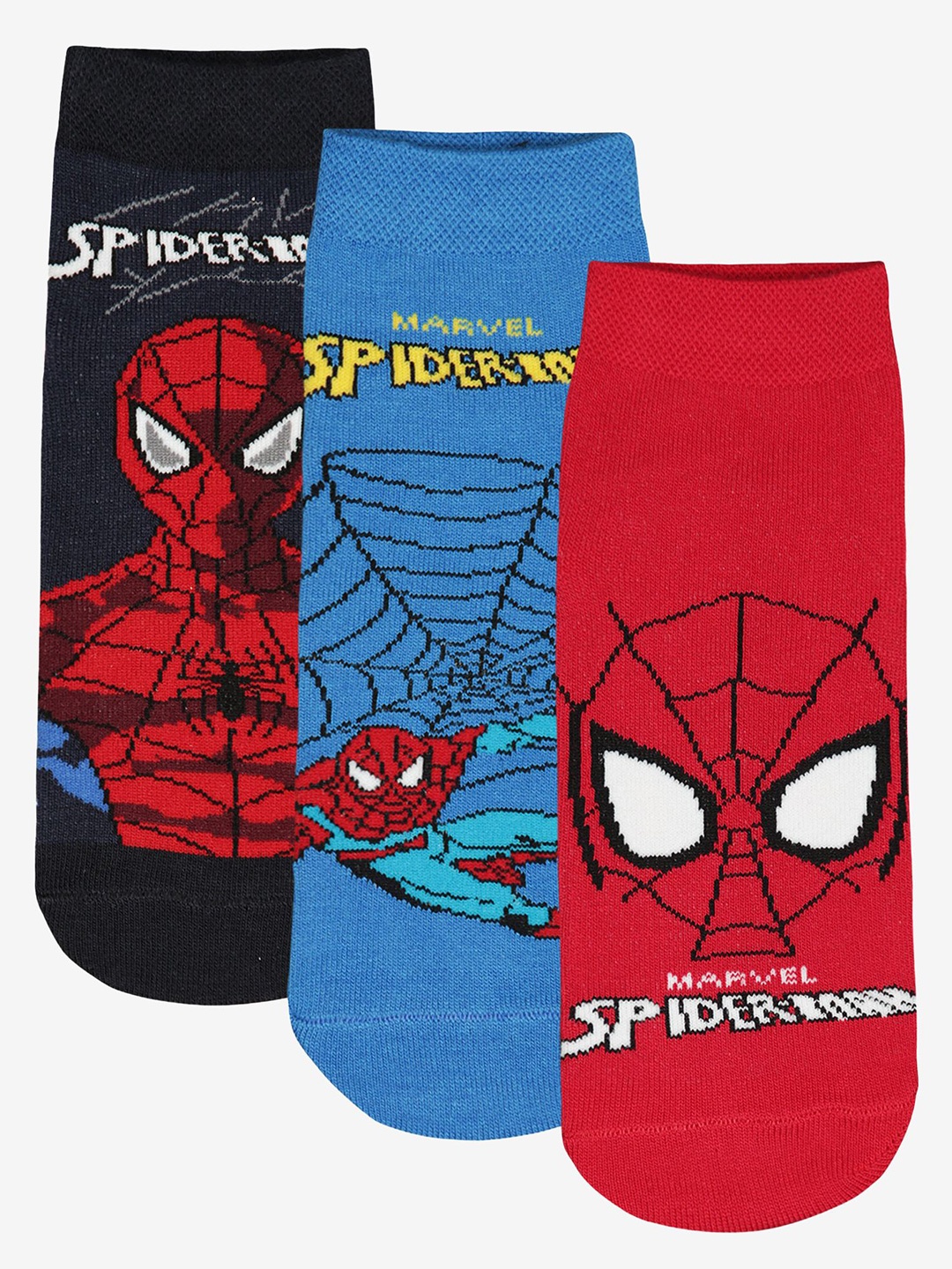 

Bodycare Boys Pack Of 3 Assorted Cotton Ankle-Length Socks