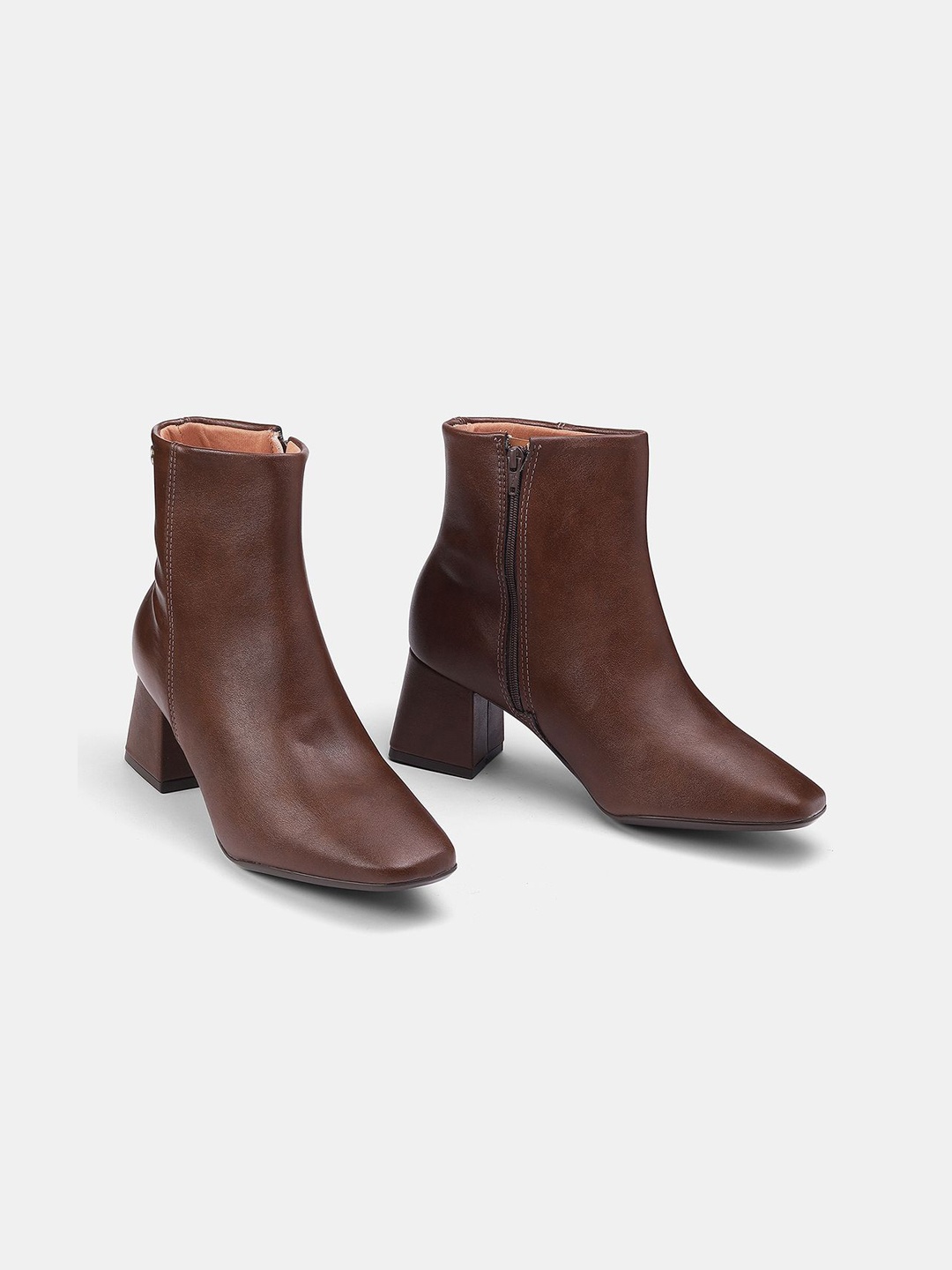 

Vizzano Women Block-Heeled Chelsea Boots, Coffee brown