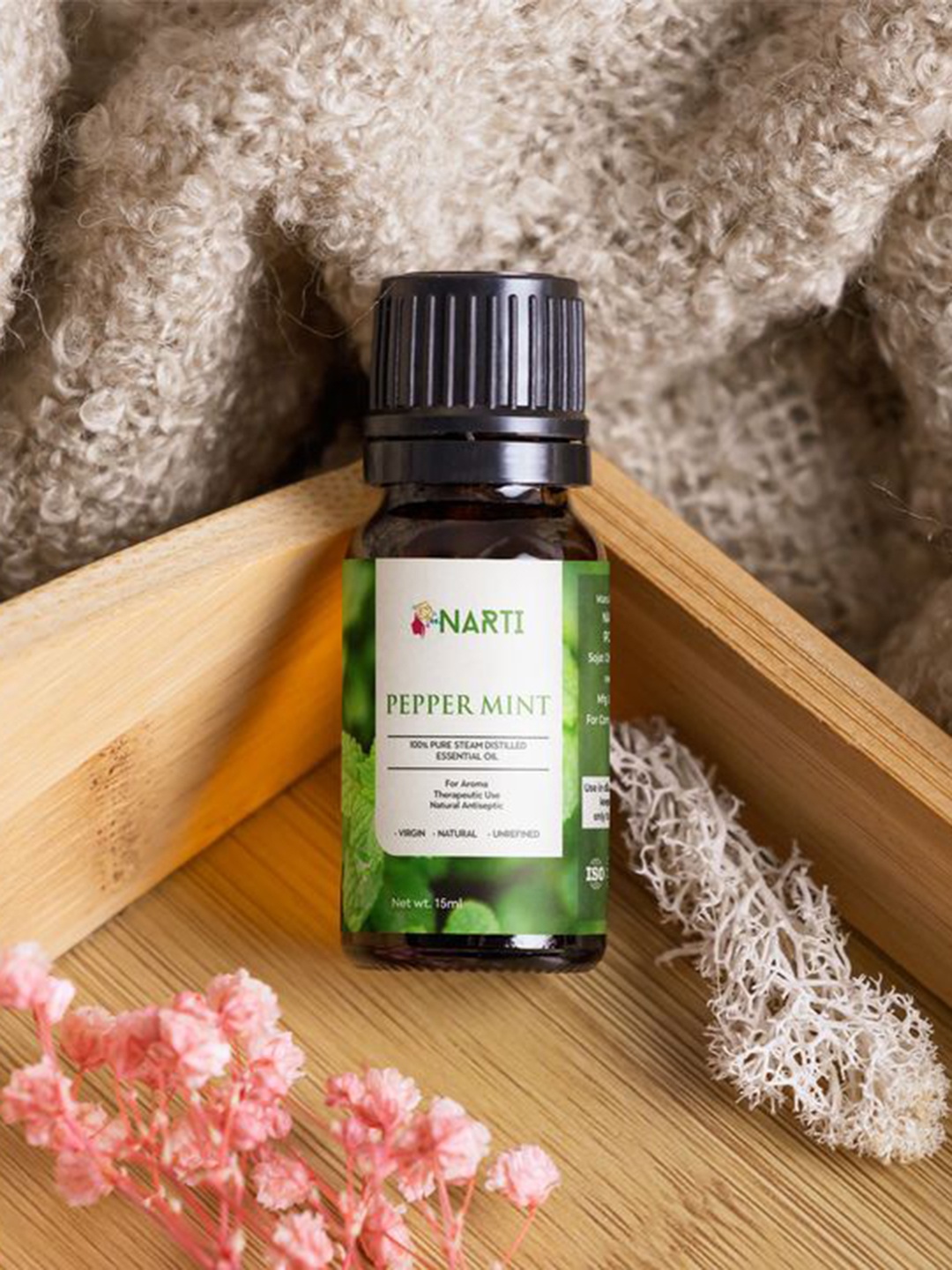 

NARTI Pepper Mint Essential Oil - 15ml, Green