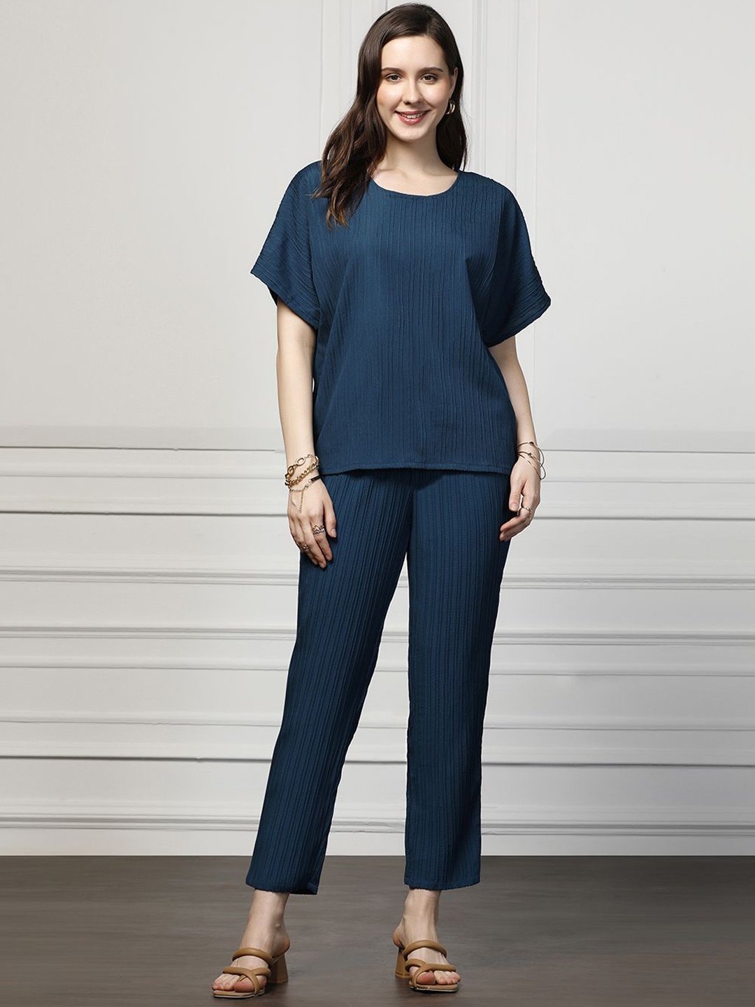 

OMPAX Top With Trousers Co-Ords, Blue