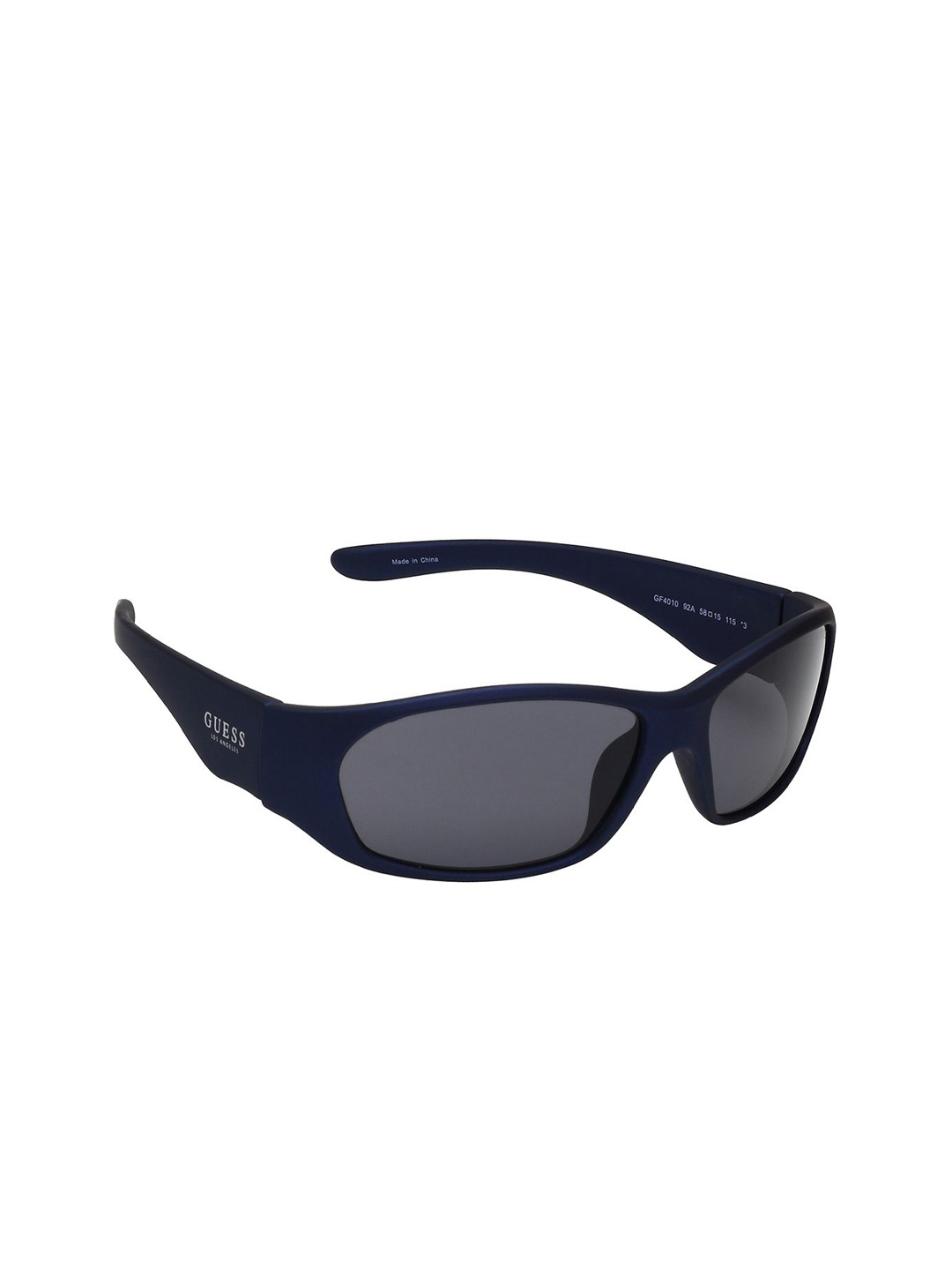 

GUESS Unisex Rectangle Sunglasses with UV Protected Lens GF4010 92A 58 S-Grey