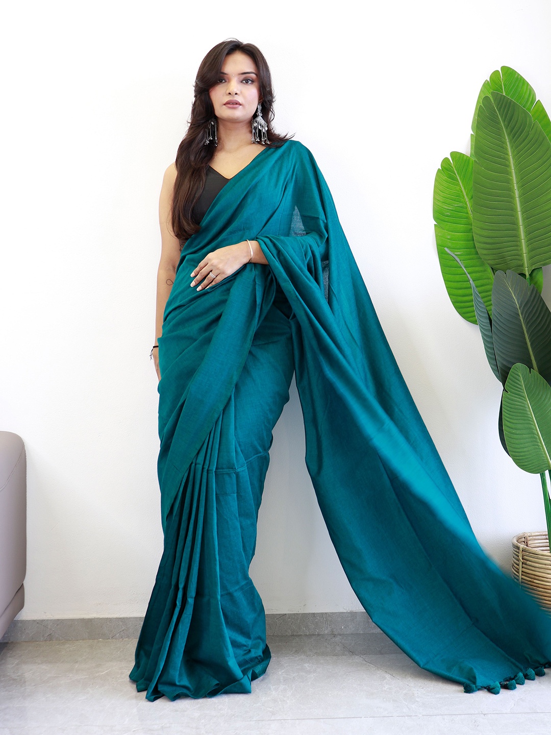 

Anouk Designer Saree, Teal