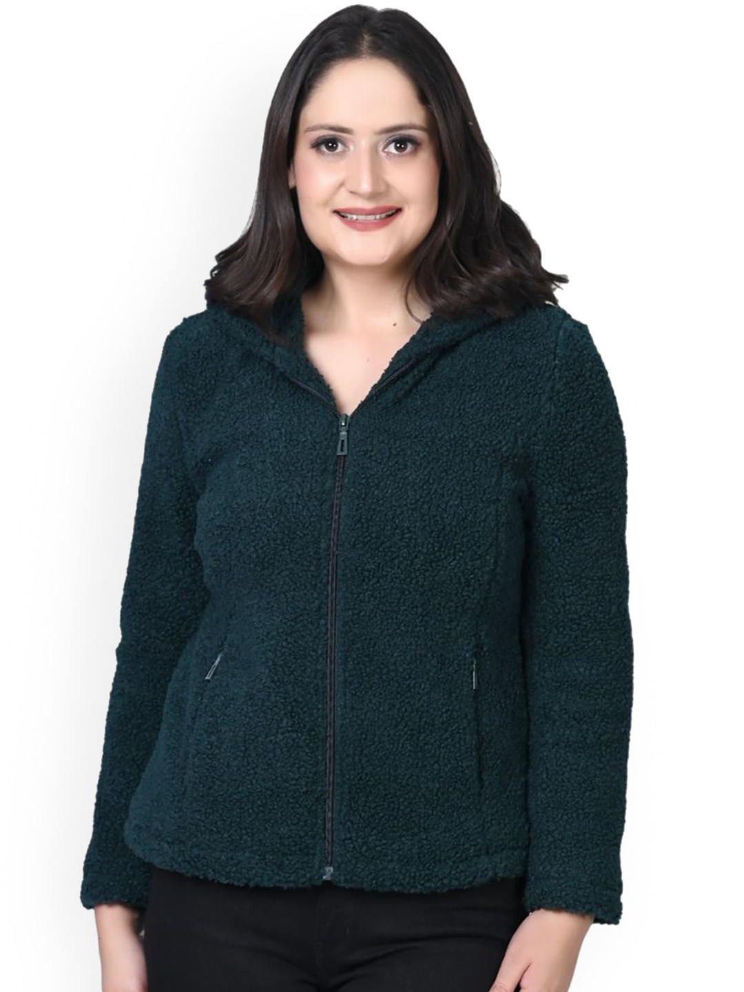 

TWENTY ME Women Lightweight Crop Outdoor Tailored Jacket, Green