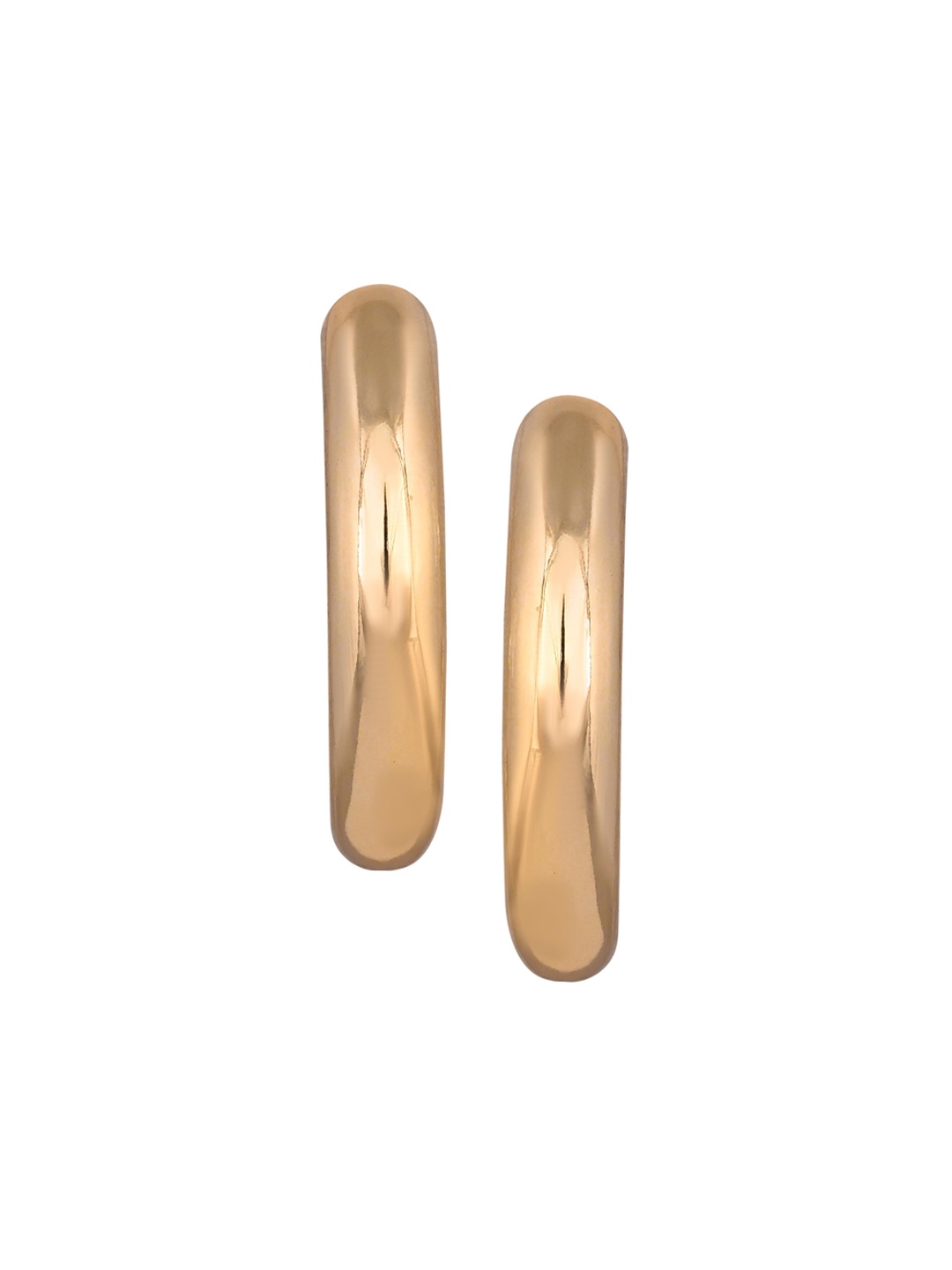 

Raf the label Gold-Plated Circular Half Hoop Earrings, Yellow