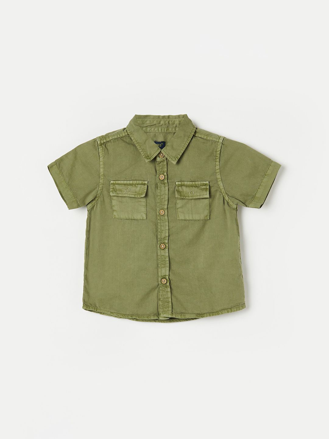 

Juniors by Lifestyle Boys Opaque Casual Shirt, Olive