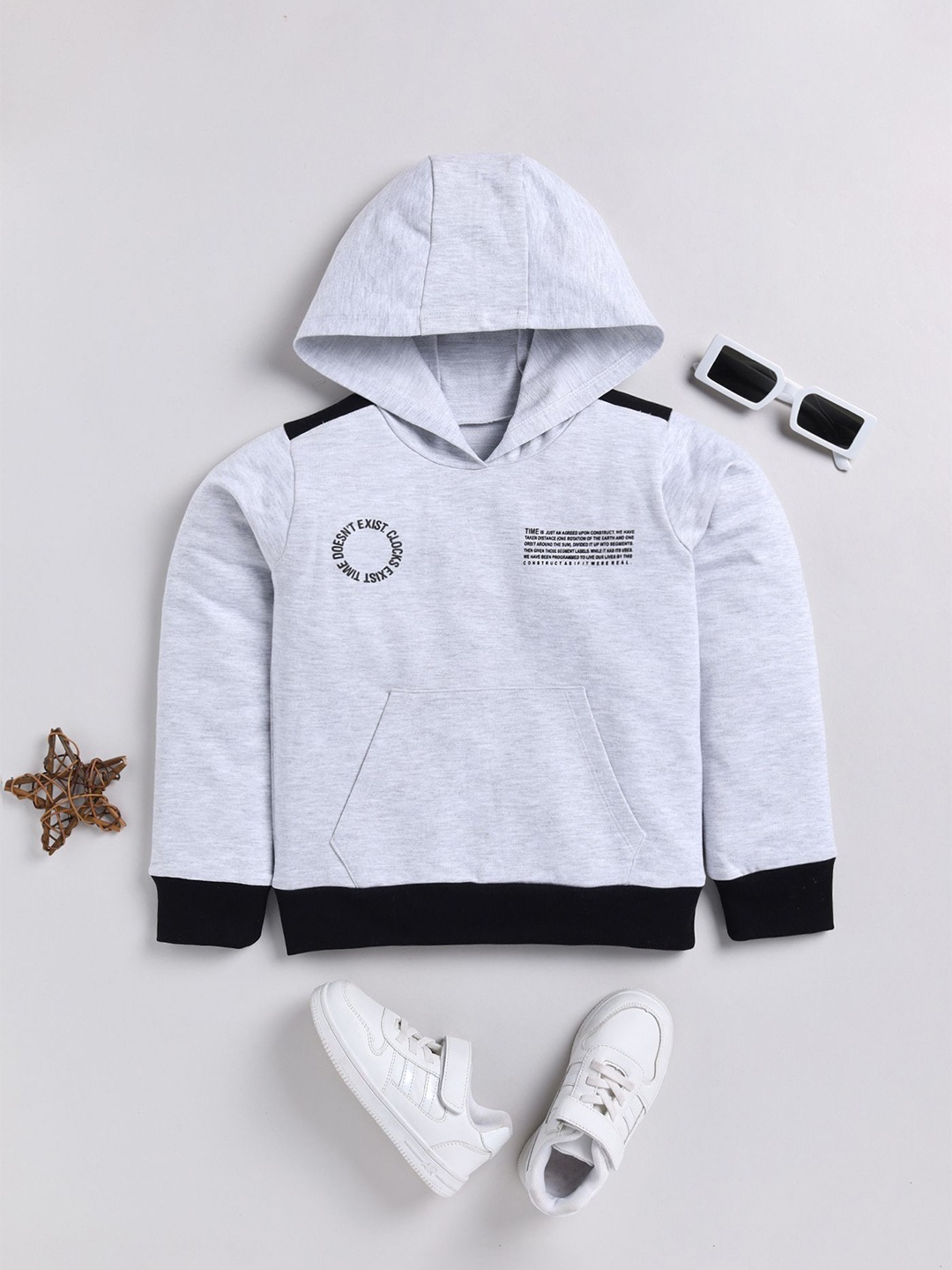 

MIMINO Boys Solid Sweatshirt, Grey