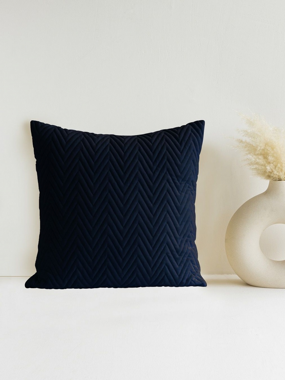 

HOMEMONDE Blue Geometric Square Cushion Covers