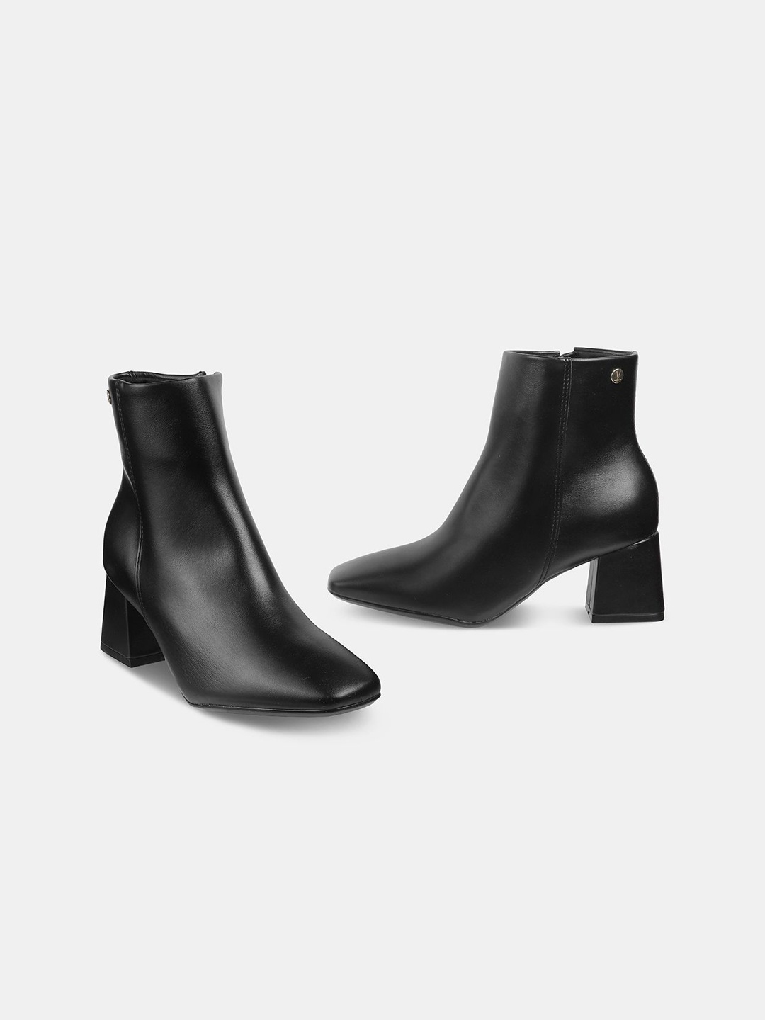 

Vizzano Block-Heeled Chelsea Boots, Black