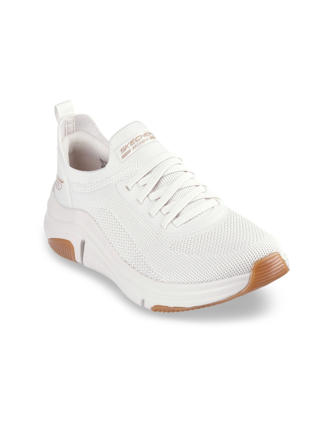 

Skechers Bobs Sparrow Flex-Instant Clout Women Driving Shoes, Off white