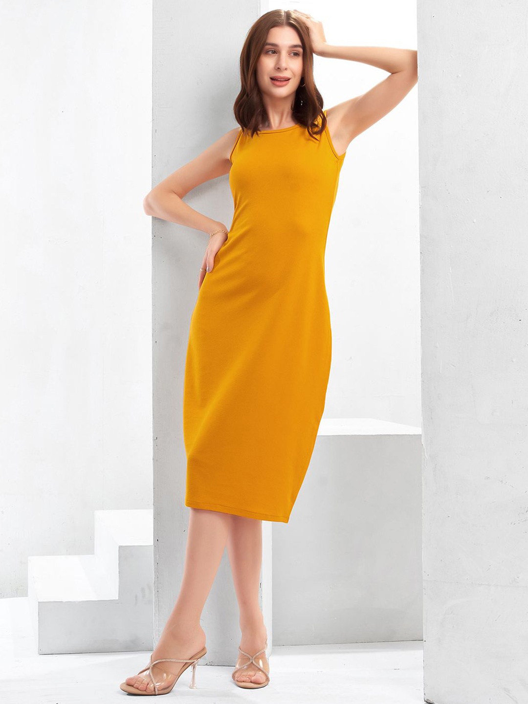 

Selvia Sheath Dress, Yellow