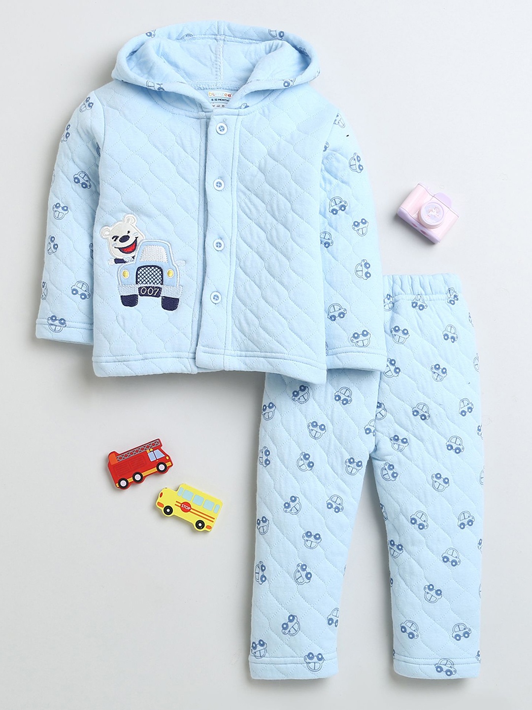 

BUMZEE Boys Top with Pyjamas, Blue