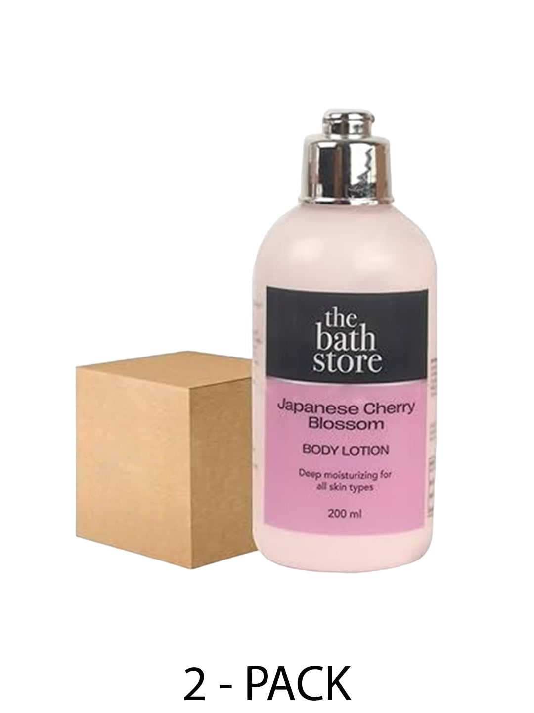 

The Bath Store Set Of 2 Japanese Cherry Blossom Body Lotion- 200ml Each, Pink