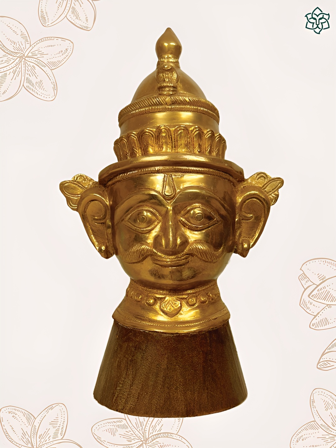 

MAATIR DESIGNS Gold-Toned Religious Figurine Showpiece