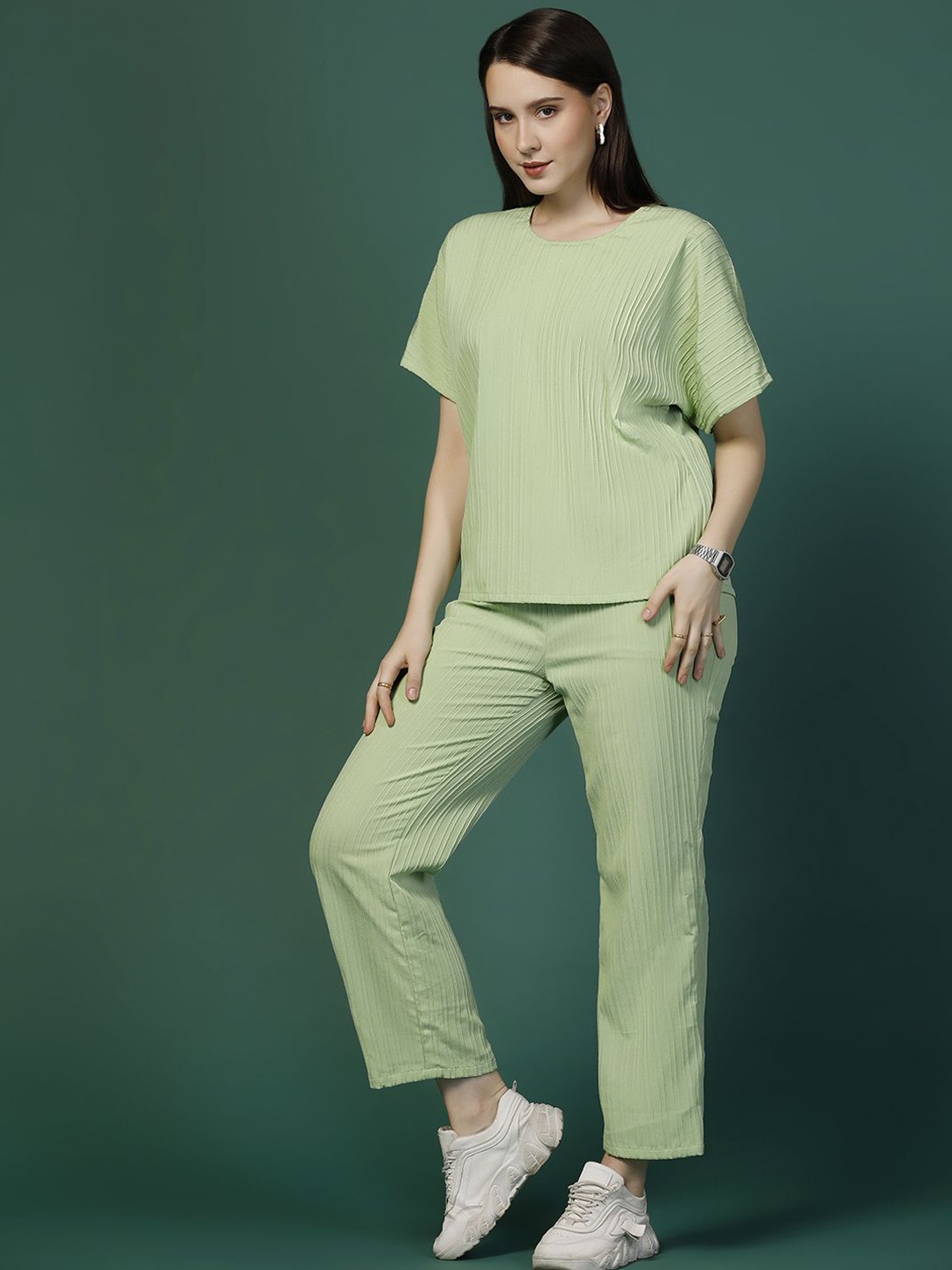 

OMPAX Top With Trousers Co-Ords, Green