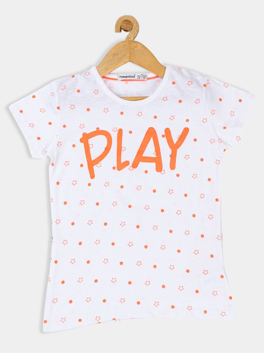 

PAMPOLINA Print Top, White