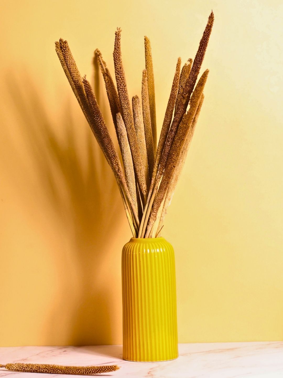 

WEAVING HOMES Brown Dried Natural Bajra Flower Bunch