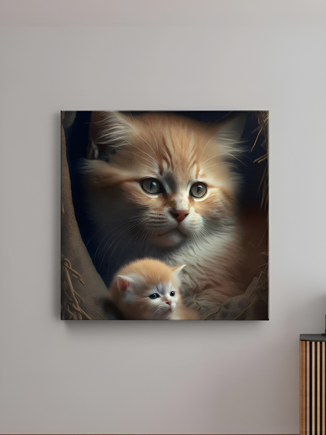

CLAWCRAFTS Multicoloured 1 Piece Wood Other Wall Paintings, Multi