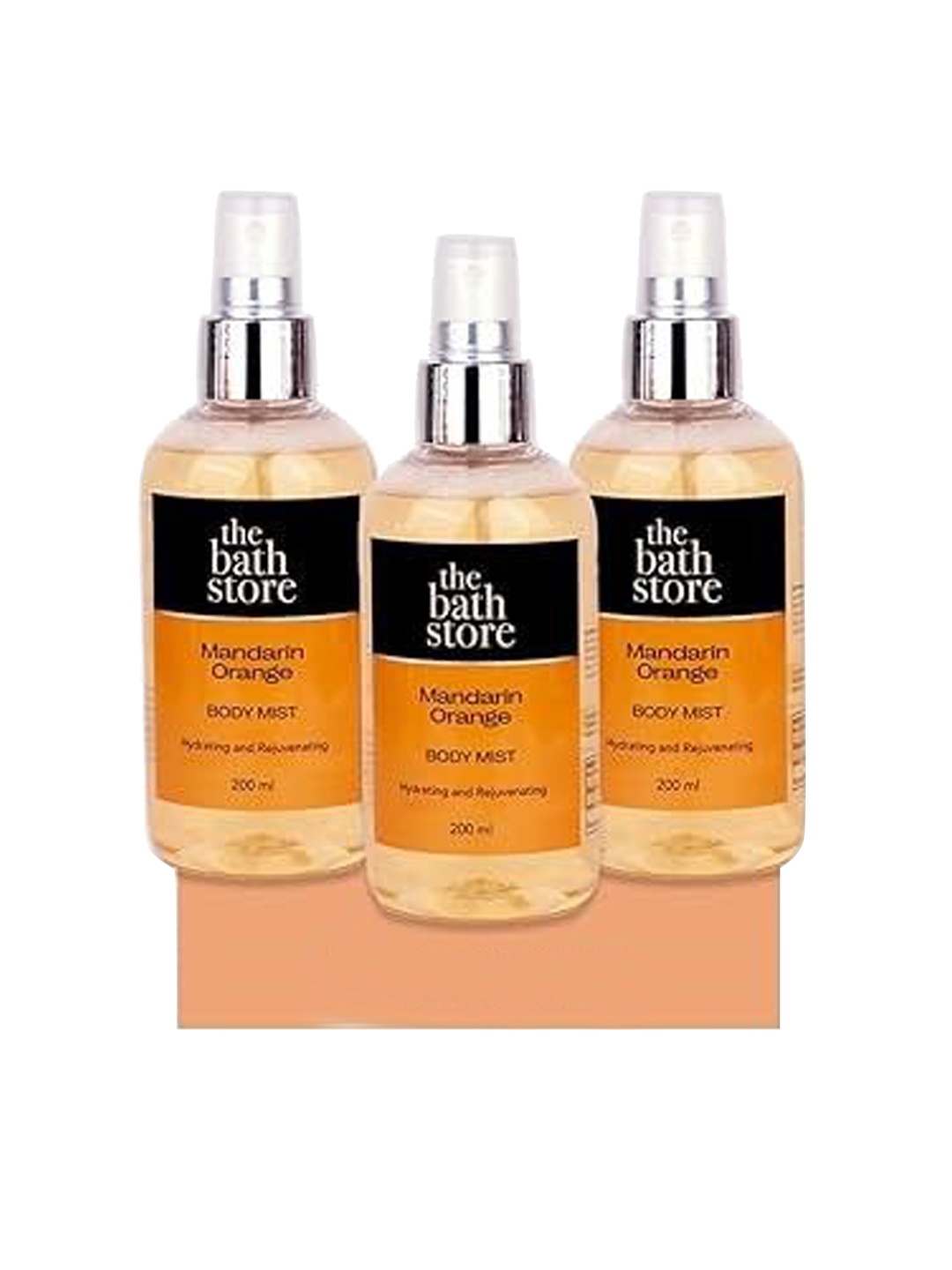 

The Bath Store Mandarin Orange Set Of 3 Hydrating & Rejuvenating Body Mist - 200 ml Each