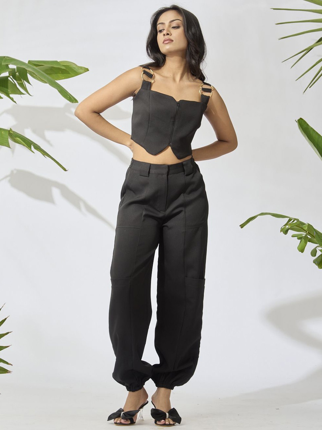 

Risate Top & Joggers Co-Ord Set, Black