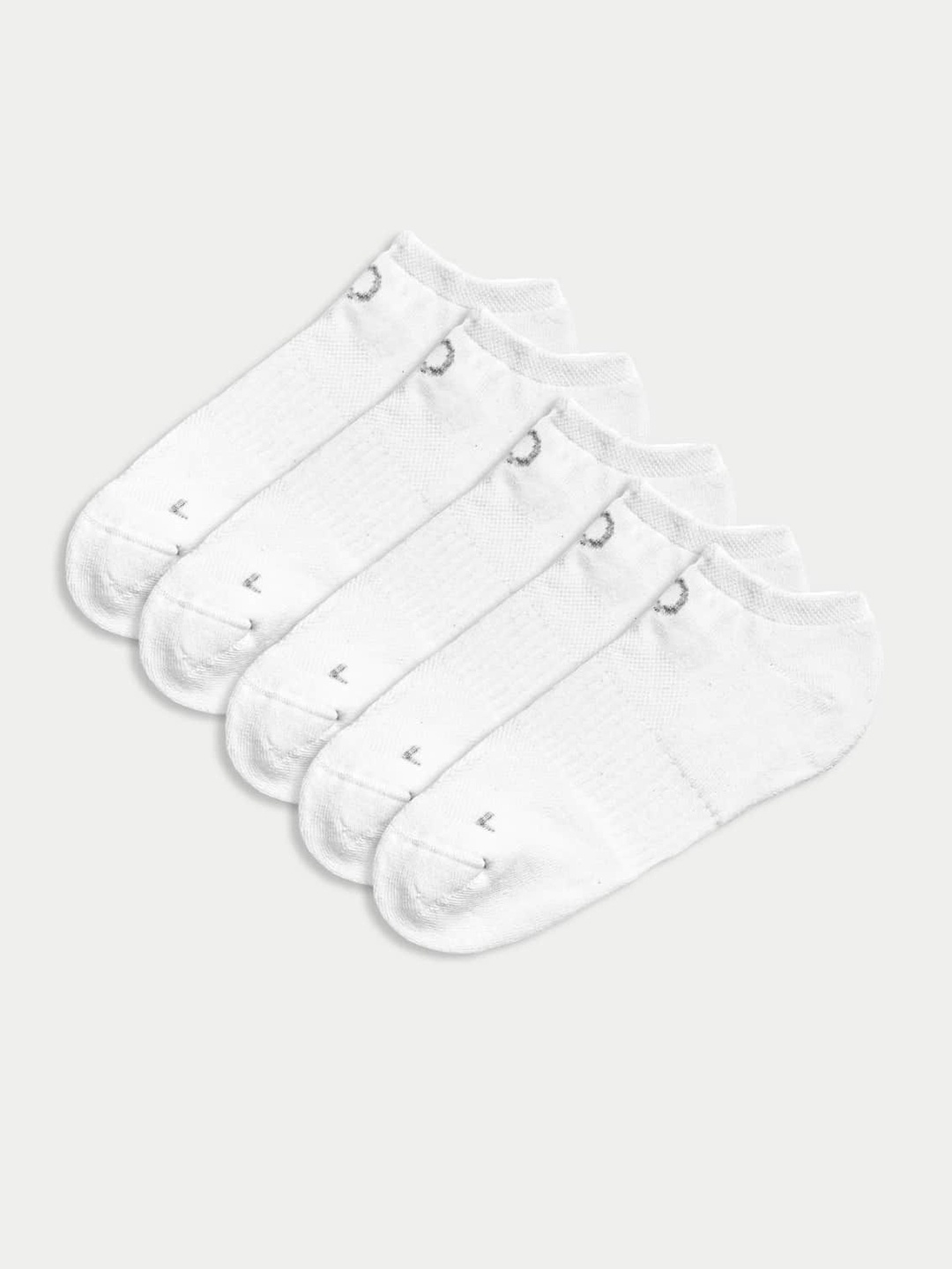 

Marks & Spencer Women Pack Of 5 Ankle Length Socks, White