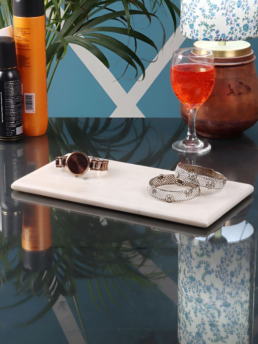 

NikkisPride White Marble Serving Food Platter