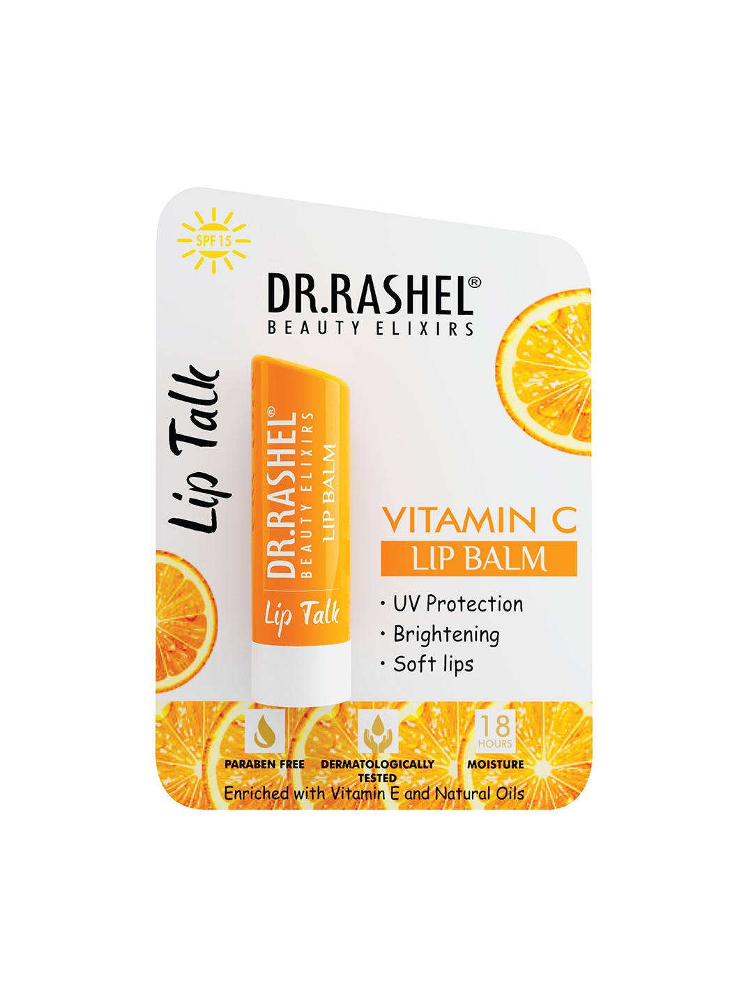 

DR.RASHEL Hydrating Vitamin C Enriched Brightening Lip Balm - 4.5 g, White
