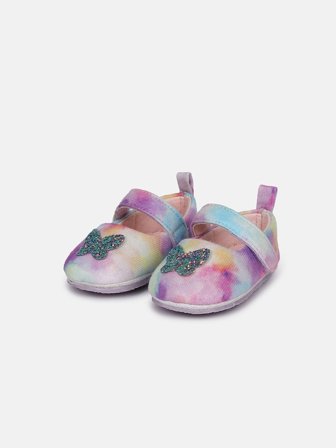 

MINI KLUB Girls Printed PU Ballerinas Flats, Pink