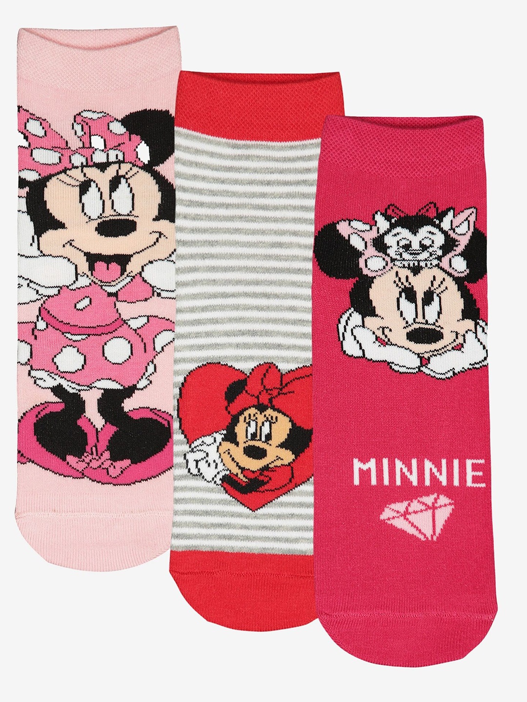 

Bodycare Girls Pack Of 3 Assorted Ankle Length Socks