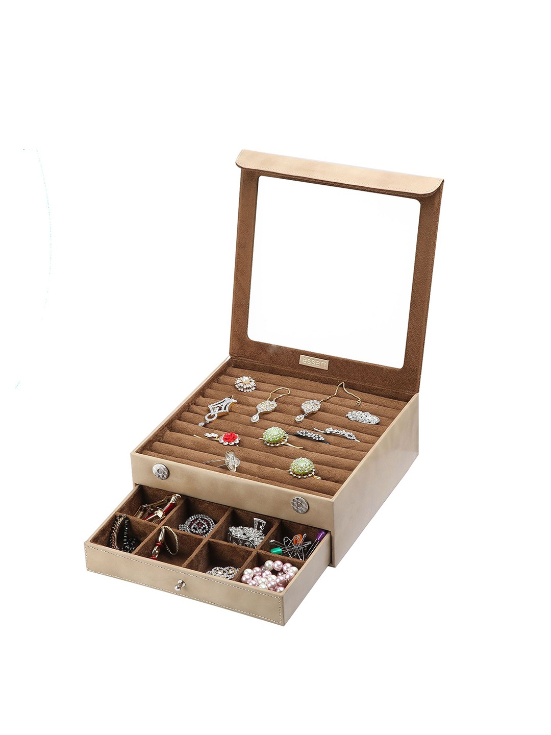 

essart Cream-Colored Jewellery Organiser